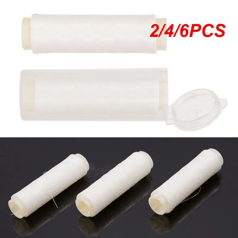 

2/4/6PCS Fishing Wire Wear-resistant Stronger Force Tensile White Practicalk Fishing Accessories Fishing Fish Wire