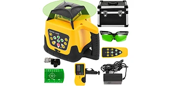 SucceBuy 360 Rotary Laser Level Self-Leveling 500m Vertical Horizontal Scanning Professional Powerful Measurement Construction Tool