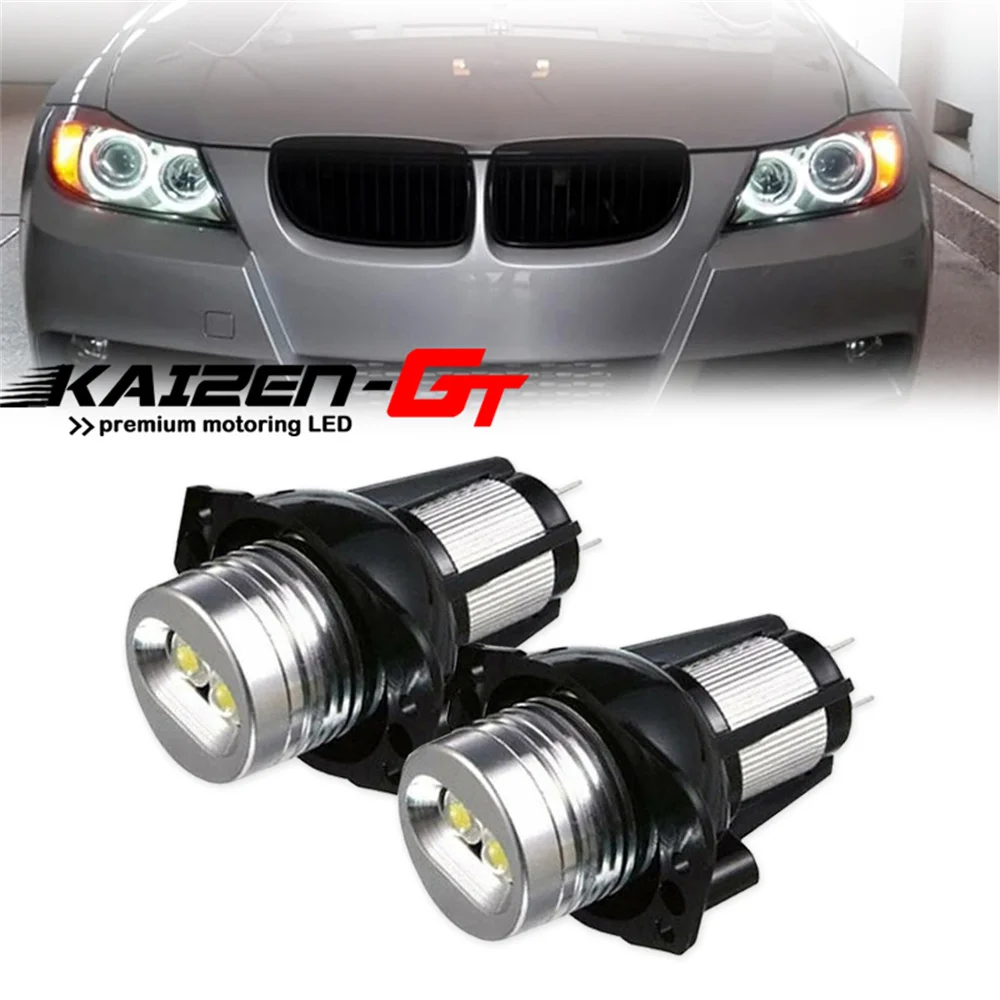 Автомобильная фара Белый ангельский глаз Светодиодные фонари Halo Ring Lights для BMW E90 E91 325i 325xi 328i 328xi 330i 330xi 335d 335i 335xi 12V