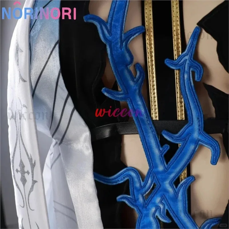 Kostum Cosplay CyWuthering Waves Florus Wig Fleurdelys Seragam Cartethyia Hiasan Kepala Pesta Halloween untuk Wanita Pakaian Karnaval