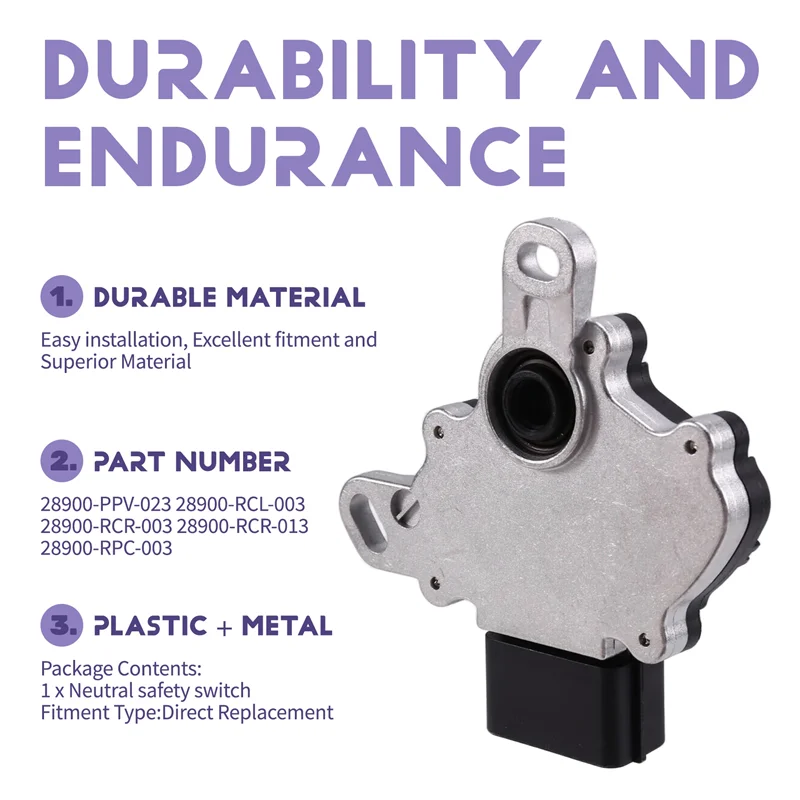 جديد مفتاح أمان محايد لهوندا سيفيك أكورد CRV 28900-PPV-023 مفتاح أمان محايد لهوندا 28900-RCL-003