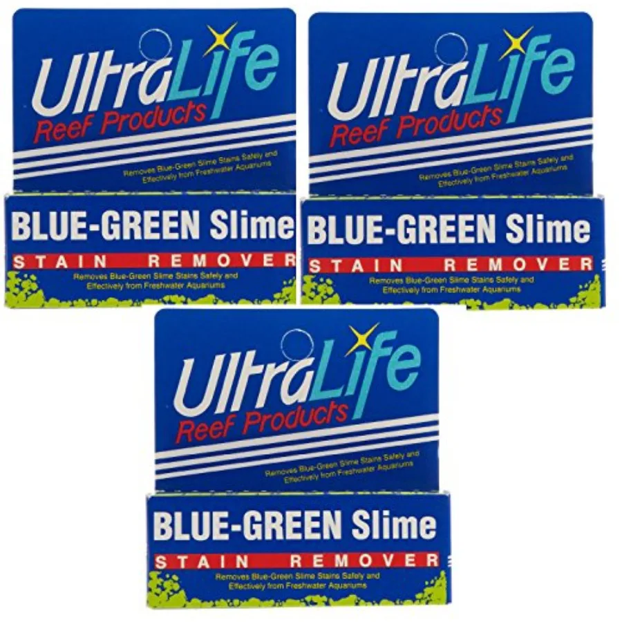 

3 упаковки средства для удаления пятен для безопасной очистки слаймов в пресноводных аквариумах - каждая упаковка обрабатывает 150 галлонов (3 штуки)