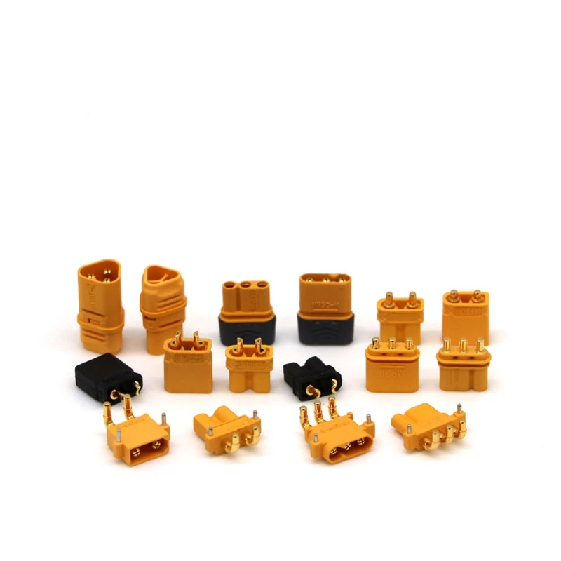 5PCS XT30U Model Lithium Battery MR Male Female Connector 90 Connector AMASS Motor T Plug Adapter XT60H 5
