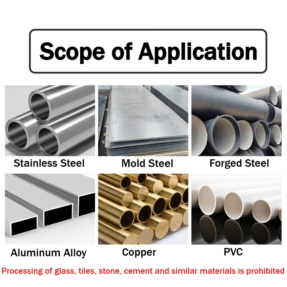 5 قطعة مجموعة لقم فلوت حلزونية مكونة من 5 قطع HSS مطلية بالتيتانيوم مع ساق سداسية مقاس 1/4 بوصة للمعادن والألومنيوم والخشب والبلاستيك #5