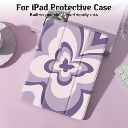 Butterfly Case Compatible With iPad  iPad 9.7-Inch (6th/5th Generation, 2018/2017)Mini4/5 ,Air4/5 10.9in,With Pen Holder
