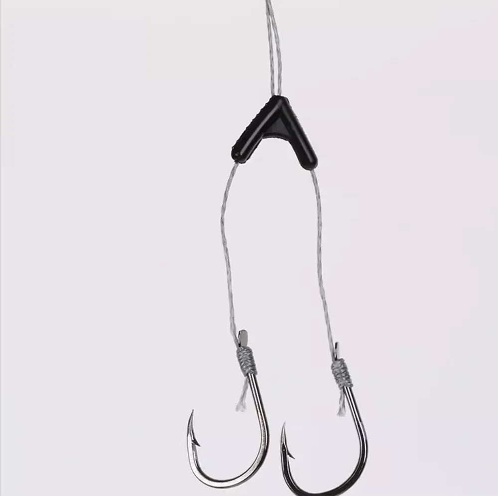 High Carbon Steel Fishing Hooks Super Strong Sharp Fishing Hook on Nylon Fishing Line Fishing Accessories for Baits