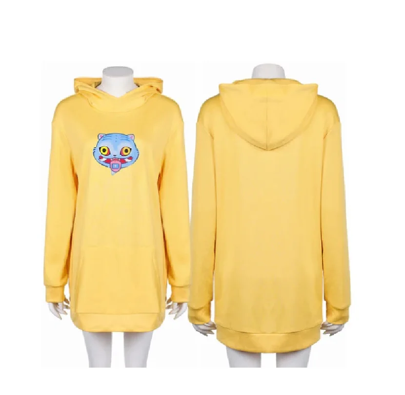 مجموعة البنات K-POP ميرا بيجامة الدب الأرجواني الفاتح أزياء تنكرية لحفلات الكرنفال