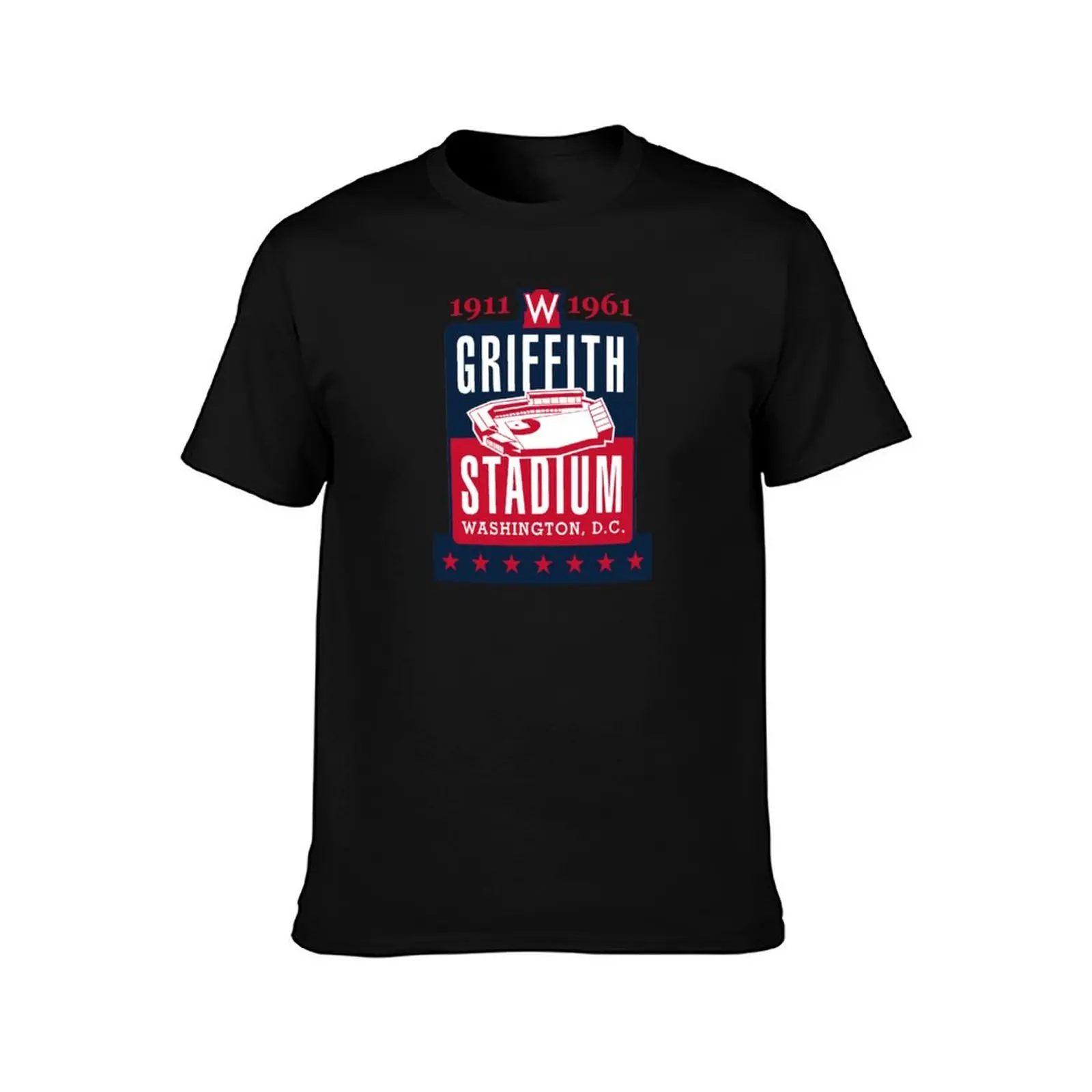 Griffith Stadium T-Shirt Large Size Basic Casual T-Shirt