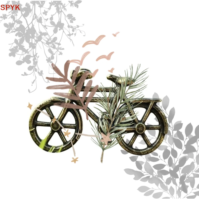Mini Alloy Bicycle Figurine Retro Antique Finish Exquisite Detail: Home Decor Gifts Cycling Lovers