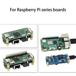 PoE Ethernet/USB HUB Box for Raspberry Pi Zero/Zero W/Zero WH,Includes PoE/ETH/USB HUB HAT Board with 3X USB 2.0 Ports