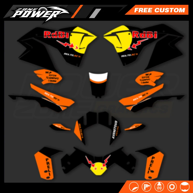 

Powerzone For KTM ADV1290 ADVENTURE ADV-R ADV-S 2017 2018 2019 2020 Graphics Motorcycle Decal Sticker Deco Kits Customized 03
