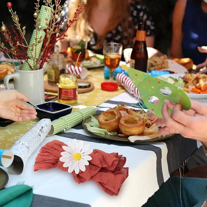 Wholesale 6PCS Set 50X50CM Bohemian Style Wrinkled Cloth Wedding Party Table Decoration Napkin Mat Photography Background Cloth