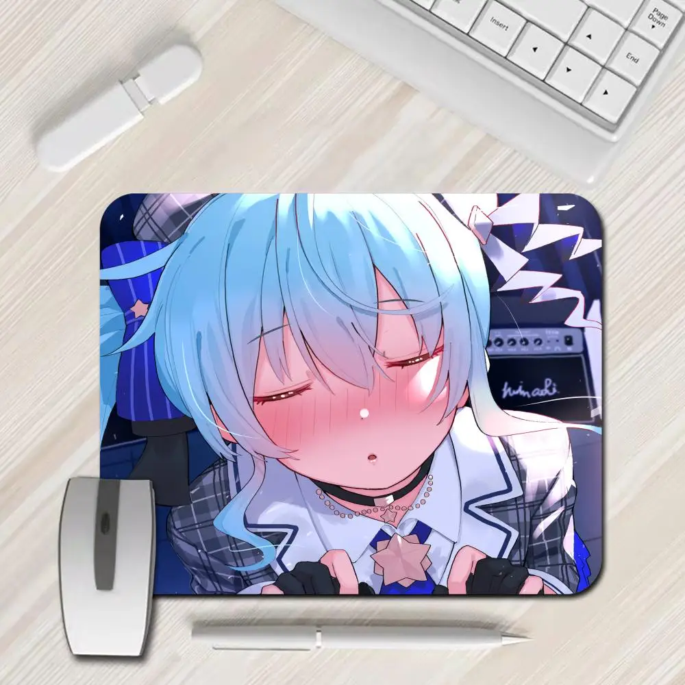 

Милый маленький коврик для мыши 45 × 40 аниме настольный коврик Kawaii Hoshimachi Suisei игровые аксессуары коврик для мыши геймерская поверхность для компьютерной мыши
