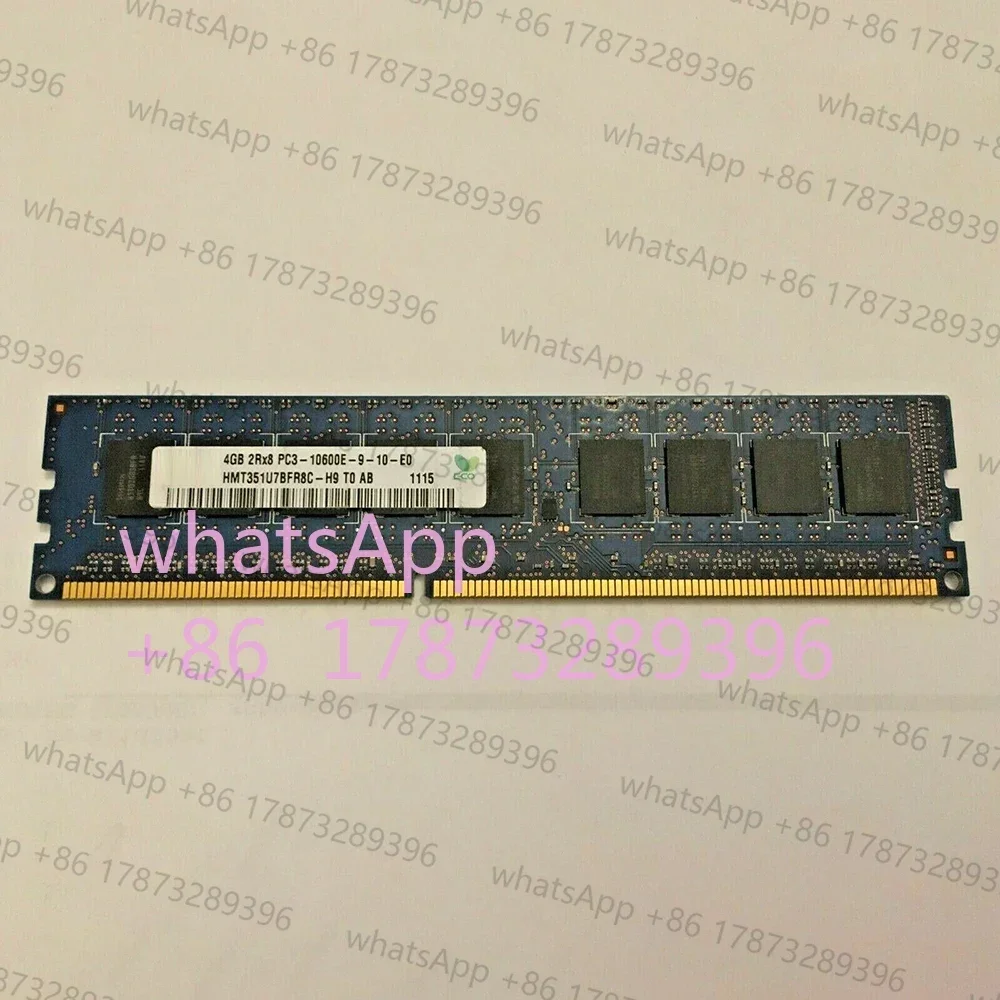 

1 PCS 4G 2RX8 PC3L-10600E-9-10 pure ECC 1333 For SKhynix Server Memory HMT351U7BFR8A-H9