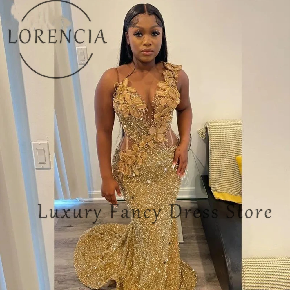 Shiny Sequins Prom …