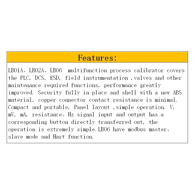 New LB06 Hart Modbus 4-20Ma/0-10V Process Calibrator Current Signal Generator Source