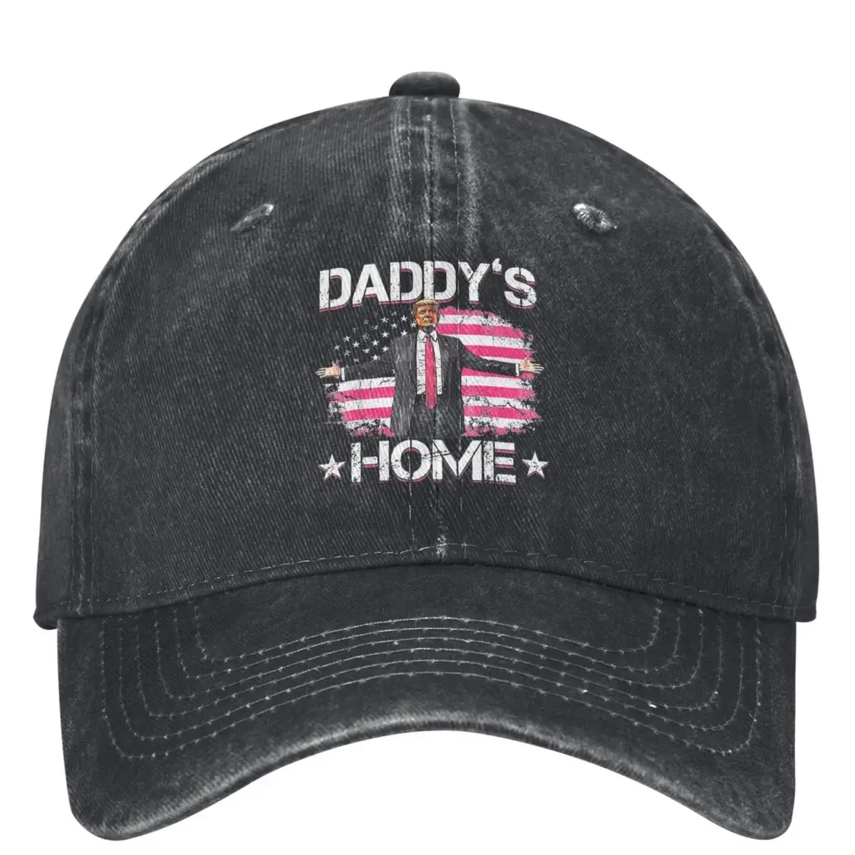 

Donald Trump 2024 President Baseball Cap Stuff Men Women Fashion Pink Daddy's Home Headwear Trucker Hat Adjustable Fit