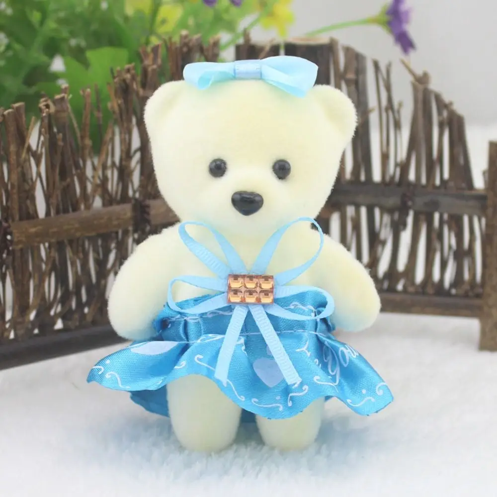 10 pz/set Schiuma Orso Orso Peluche Schiuma Giocattoli Peluche Bambola di Peluche Animale Mini Orso Bouquet di Fiori 11 cm Del Fumetto Del Fumetto Bouquet bambola