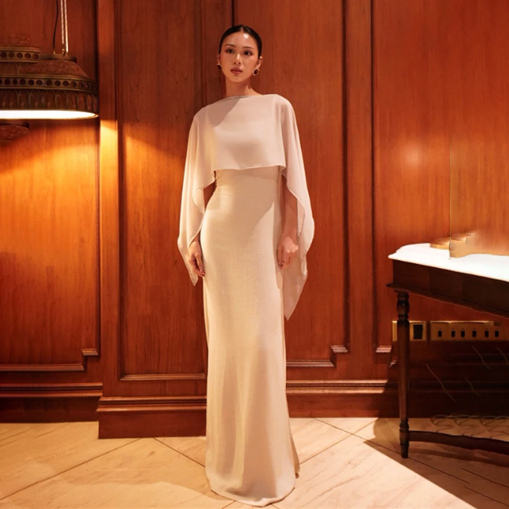 

Women's Formal Evening Gowns Elegant Round Neck Evening Dresses High Quality Formal Party Gowns for Women Slim Formal Dresses