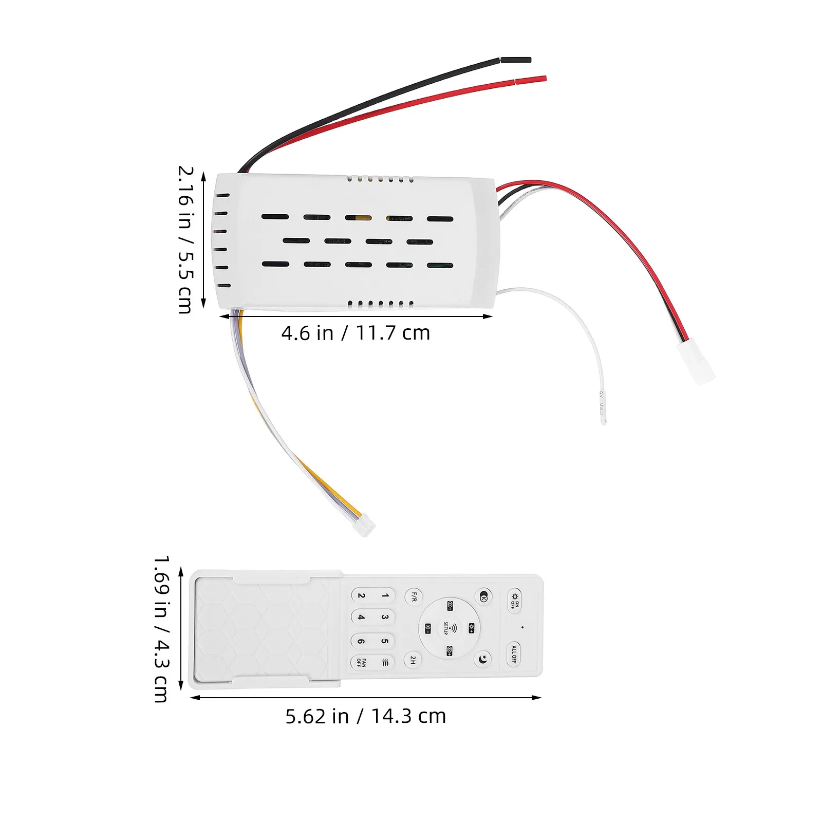 Ceiling Fan Remote Dc Wireless Remote For Ceiling Fans Light Motor Controller With Speed Adjustable And Light Control Function