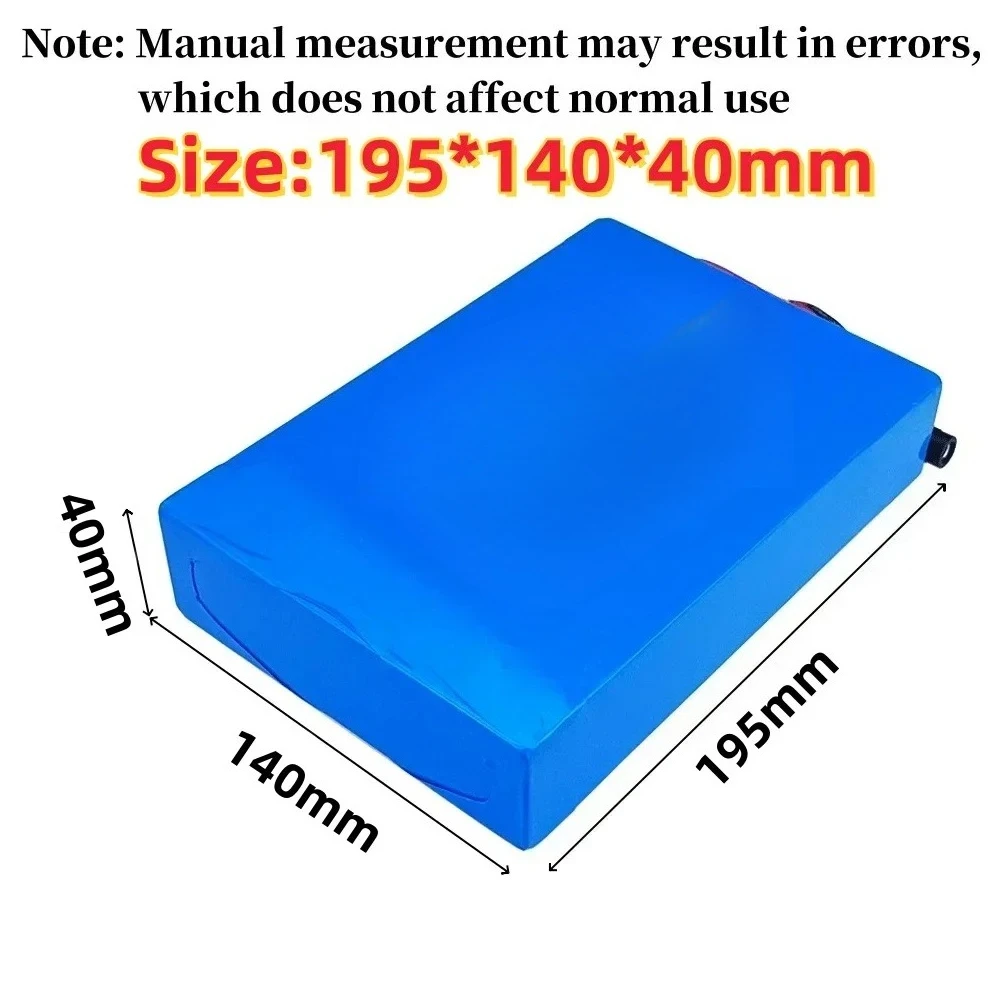 36V 12000mAh 18650 Lithium Battery 10S4P with BMS, Ultra Large Capacity for 500W  Skateboard Longboard Scooter Commuting Use