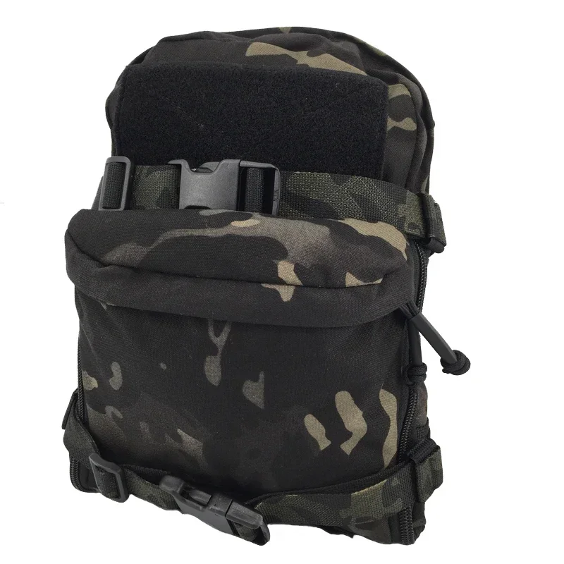 

Tactical Molle Hydration Backpack Airsoft Vest EDC Water Pouch Gear Outdoor Hunting Multicam 500D Assault Bag