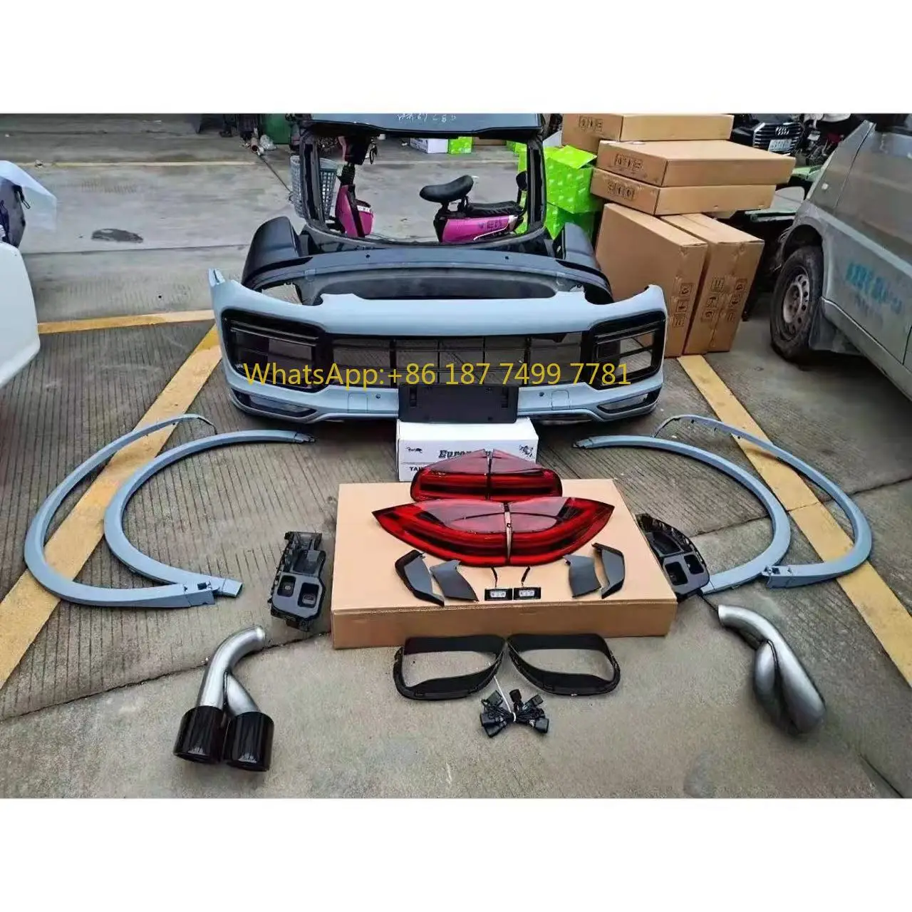 

Old Model to Enhance the New Encirclement Kit Including Encirclement Headlights Tail Lights Car Bumpers