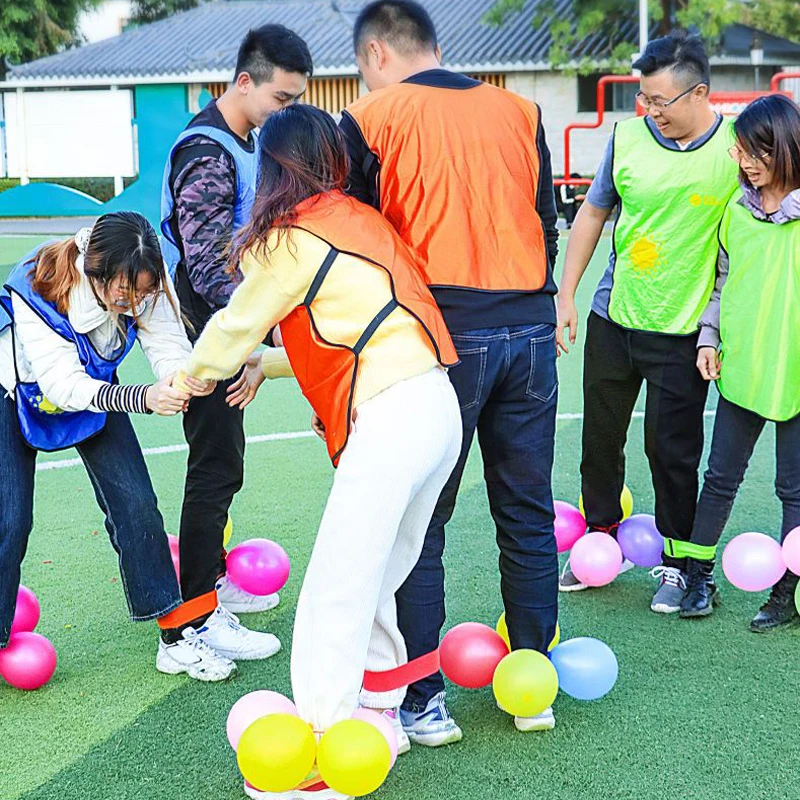 Team Building ao ar livre Brinquedos infláveis, Jogos de balão, festa divertida criativa, esportes de interação infantil, crianças, adultos, verão