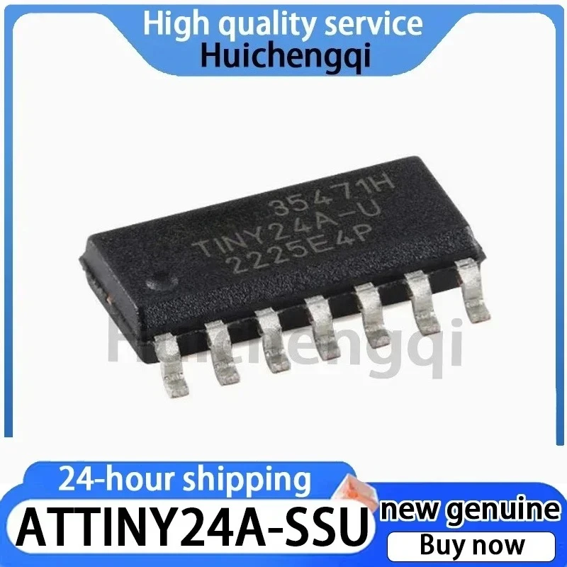 1PCS ATTINY24A-SSU Package SOIC-14 8-bit AVR Microcontroller