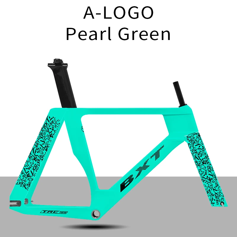BXT Nieuw Carbon Track Frame Fixed Gear Trackfiets Carbon Fiber Frame TRC-195 Single Speed Track Frameset 700Cx28C