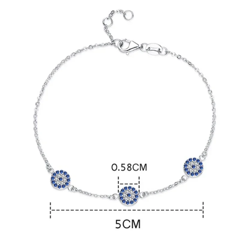 TONGZHE Fashion Women Bracelet 925 Sterling Silver Hamsa Evil Eye Bracelet Turkey Jewelry Hand Bracelets For Women Pulseras 2020