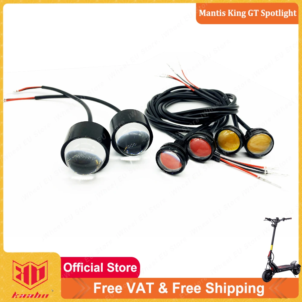 Original Kaabo Mantis King GT Light Front Spotlight Brake Light Turn Signal Spotlight for kaabo Mantis King GT Electric Scooter