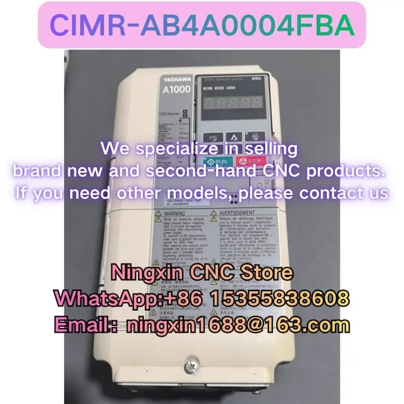 

Б/у инвертор CIMR-AB4A0004FBA, проверен, исправен. Быстрая доставка.