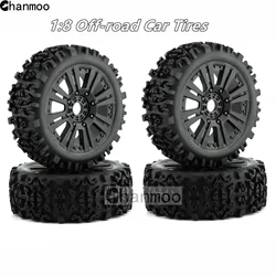 1/8 Off-road Car Tires Buggy Wheels Tyres With 17mm Hex for 1:8 RC Car KYOSHO HPI LOSI HSP GT2 Hobao Redcat Axial Traxxas Vkar
