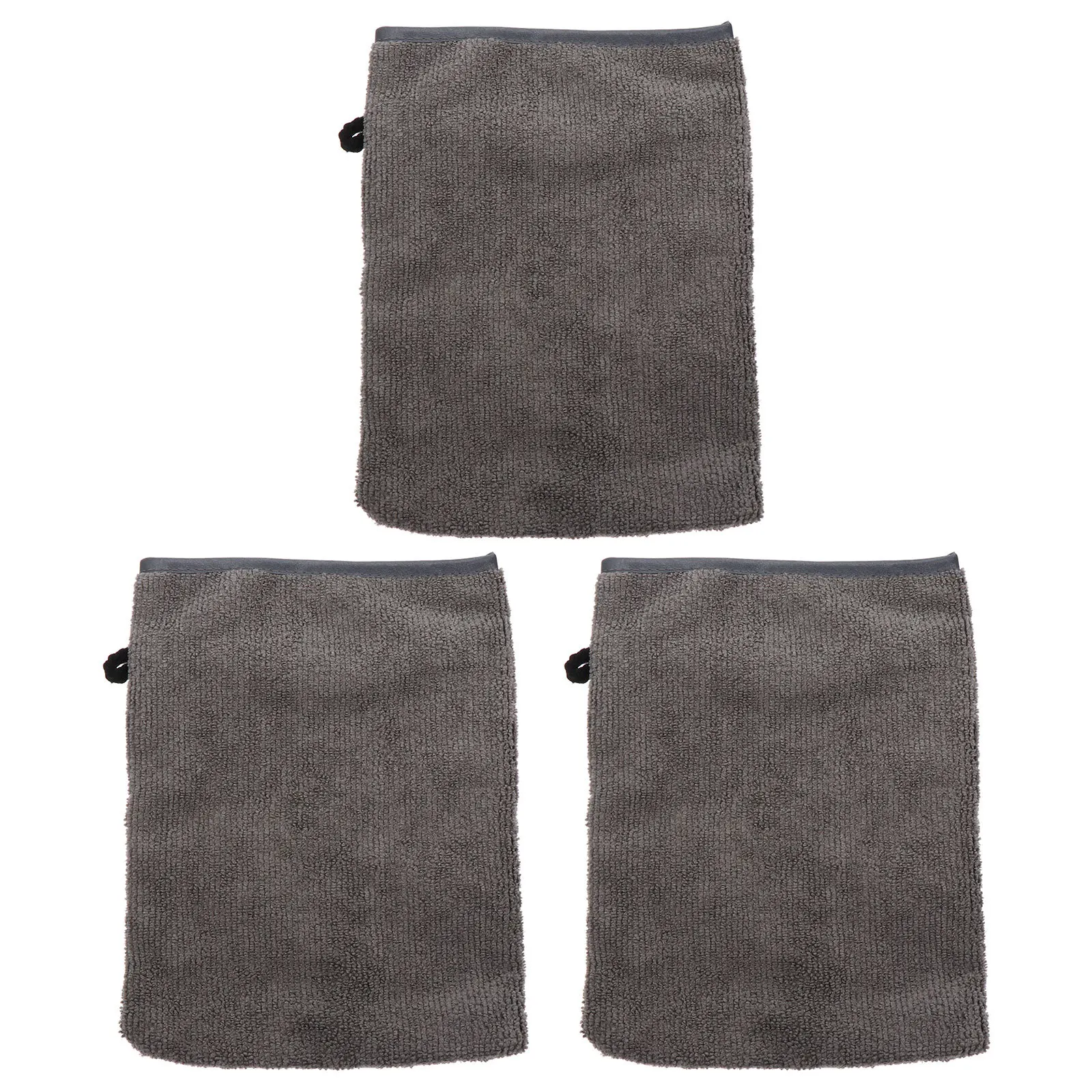 3 pçs microfibra removedor de maquiagem luvas de limpeza para remoção de maquiagem suave esfoliante ferramenta de lavagem fornecimento de beleza para mulher