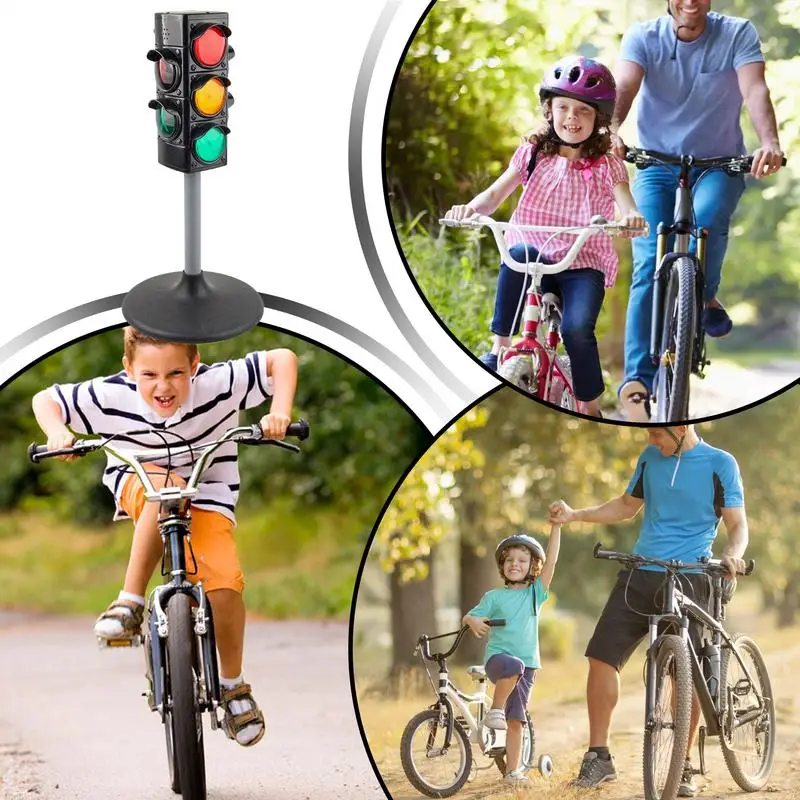 Verkeerslichtlamp Klein stoplichtmodel Leren en onderwijs Speelgoed Vroege educatieve speelset Fantasiespel Verkeersborden voor kinderen