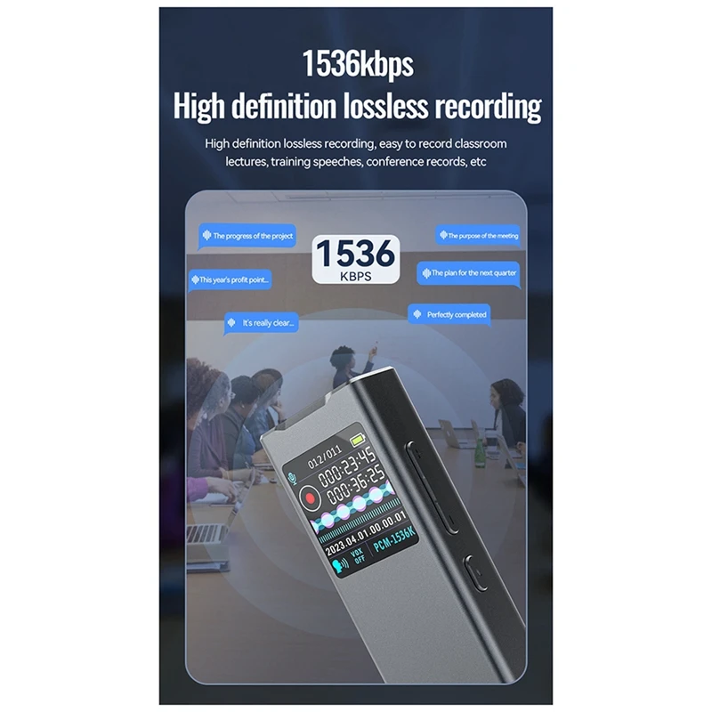 M23 8GB USB Flash Driver Mini Voice Recorder Activated HD Noise Reduce Sound Controlled Dictaphone FM Audio MP3 Player