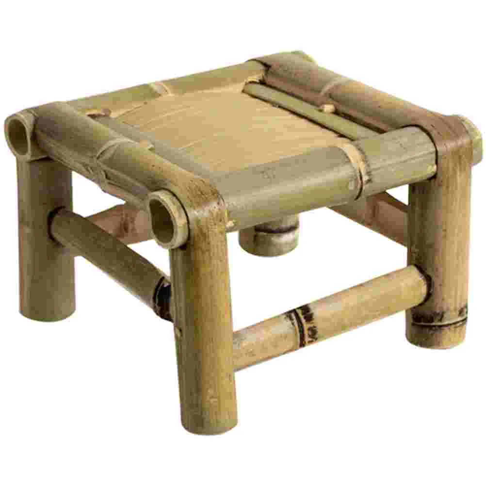 Children's Chair Home Stool Stools Chinese Style Bamboo Kids Bathroom Small for Old-fashioned