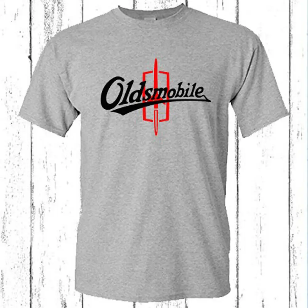 New Oldsmobile Logo Classic Car Emblem Logo Men's Grey T-Shirt Size S to 3XL