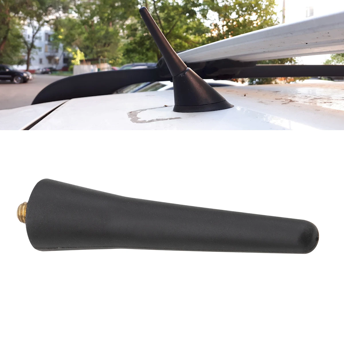 

Car Short Aerial Antenna For Peugeot 206 207 307 407 408 For Citroen C5 Triumph Picasso Antenna 6561N3 BMW 1ER E87 Accessories