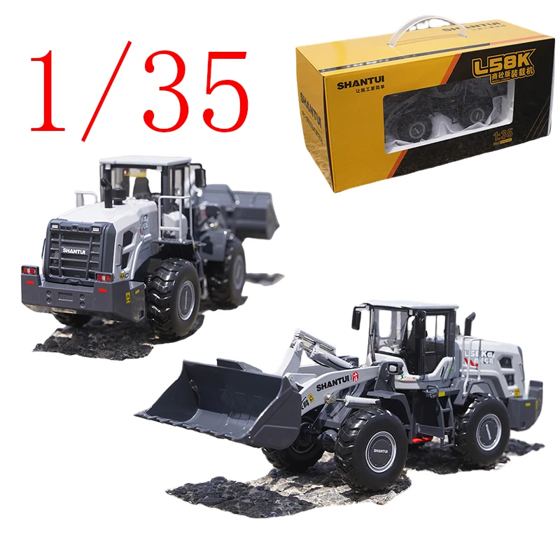 

Diecast 1/35 Scale Hill Pushed Alloy Model Cars Hill Pushed L58K Loader Play Vehicles Toys for Boys Gift Original Box