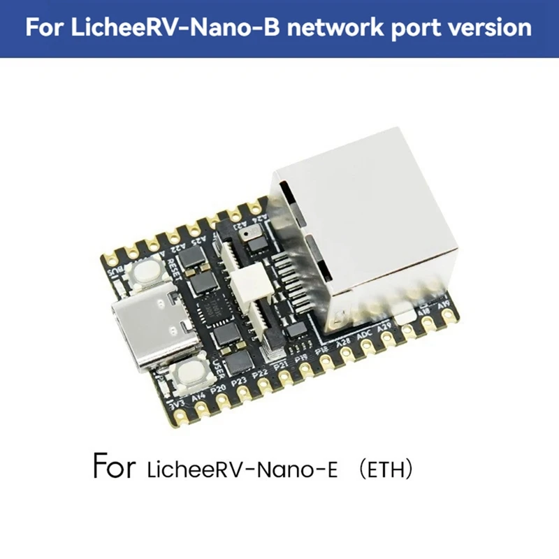 LicheeRV Nano Ethernet Development Board RISCV Linux Open Source Module Compatible with 22 Pin Camera-A32R