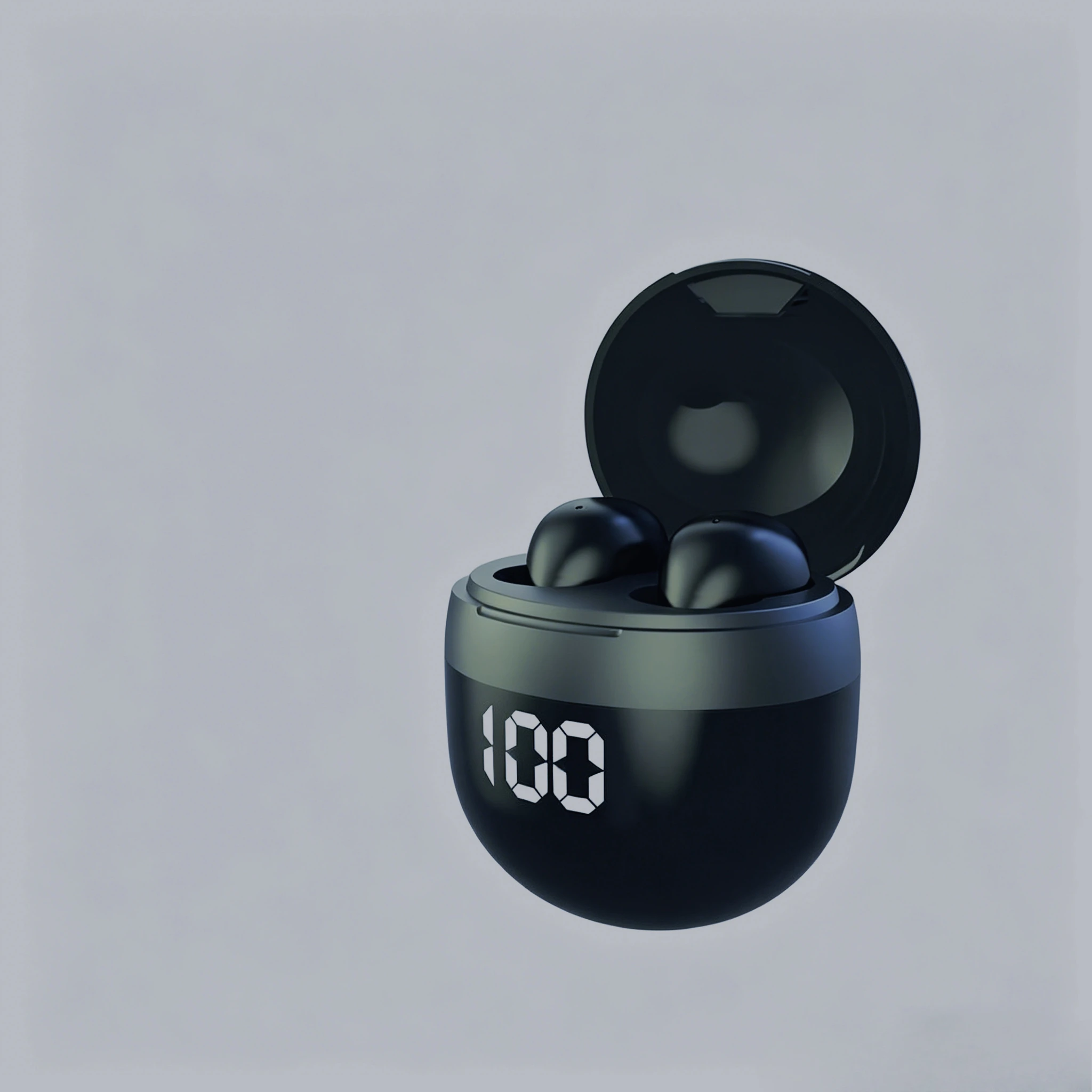 Sport Wireless Bluetooth Headphones Waterproof In-Ear Earbuds with Mic Touch Control Compact Tumbler Design