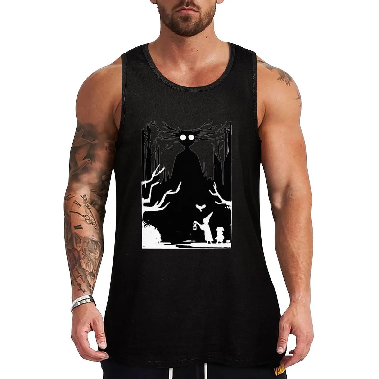 over the garden wall beast Tank Top Summer Print Tank Top Beach Graphic Sleeveless Top