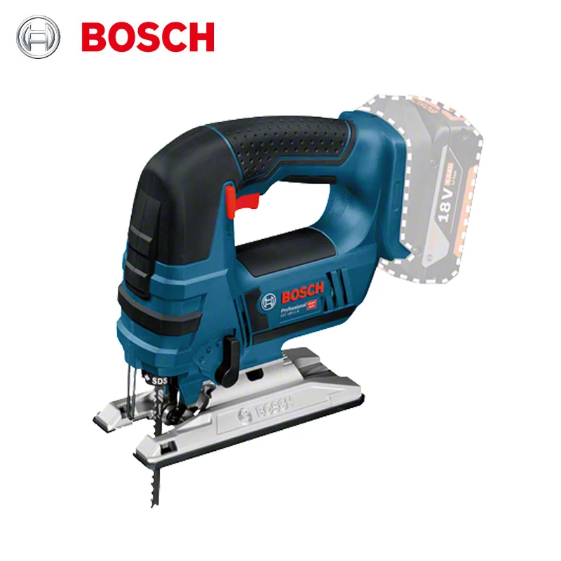 Bosch GST18V-LI B 18V Jigsaw Lithium Battery SDS Blade Compact Lightweight Design Metal Wood Cutting Curve Saw Bare Tool