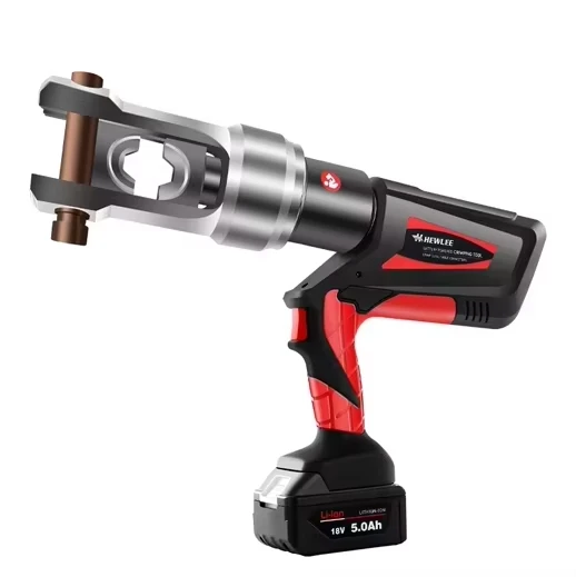 For HL-630B Cordless Electric Hydraulic Crimping Tool 18V 5.0AH Li-ion Battery 25-630mm Crimping Range 200KN Output Cu/Al