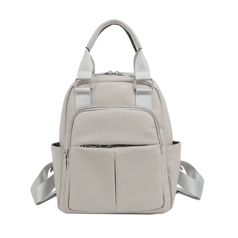 

Женская сумка через плечо, новинка 2026, модный универсальный повседневный мини-рюкзак для путешествий, многофункциональная сумка из мягкой кожи из искусственной кожи