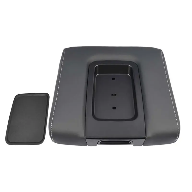 

A02Q-Armrest Box Cover Lid 22881398 For Silverado Sierra 2015-2019 Middle Seat Front Armrest Console Cover