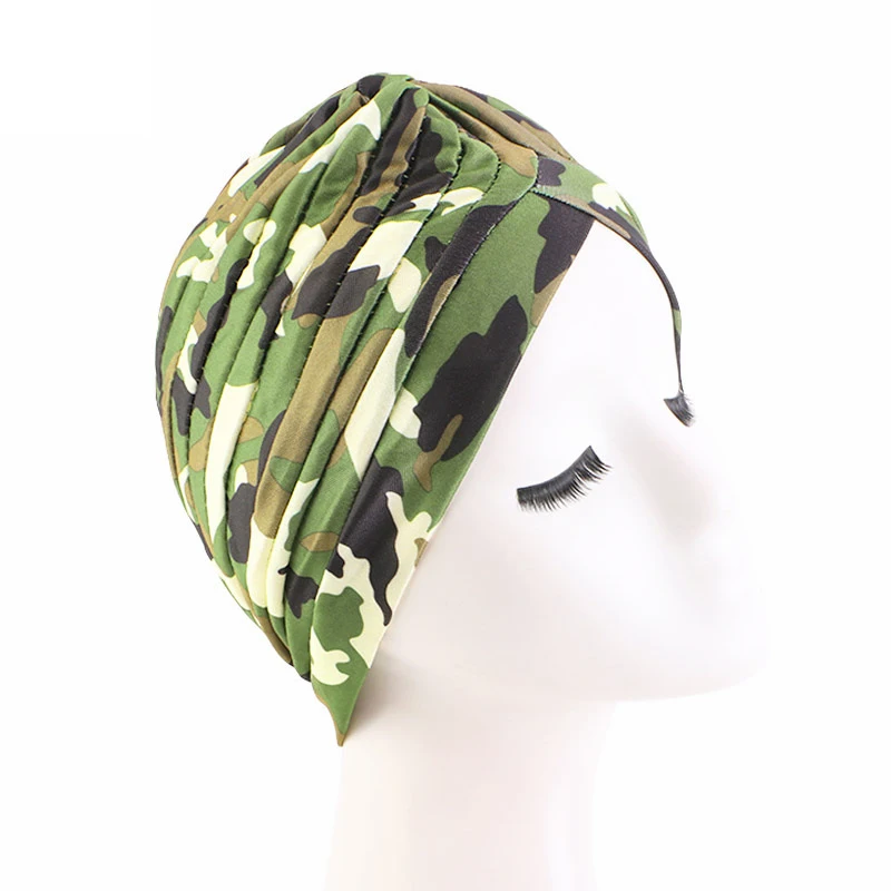 Fashion New Islamic Inner Hijab Cap Ruffle Pleated Muslim Turban Scarf Women Soft Hair Loss Head Wrap Headwear Turbante Mujer