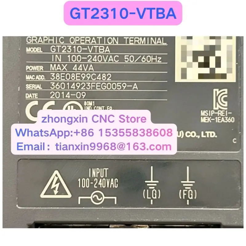Used GT2310-VTBA touch screen Functional test OK Fast delivery
